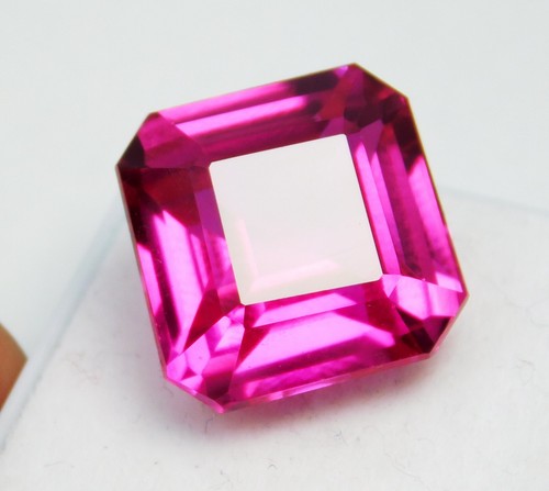 Certified MOZAMBIQUE Pink Ruby 22.30 Ct Natural Untreated Radiant Loose Gemstone