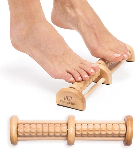TheraFlow Small Dual Foot Massager for Plantar Fasciitis Relief - Foot Massager 