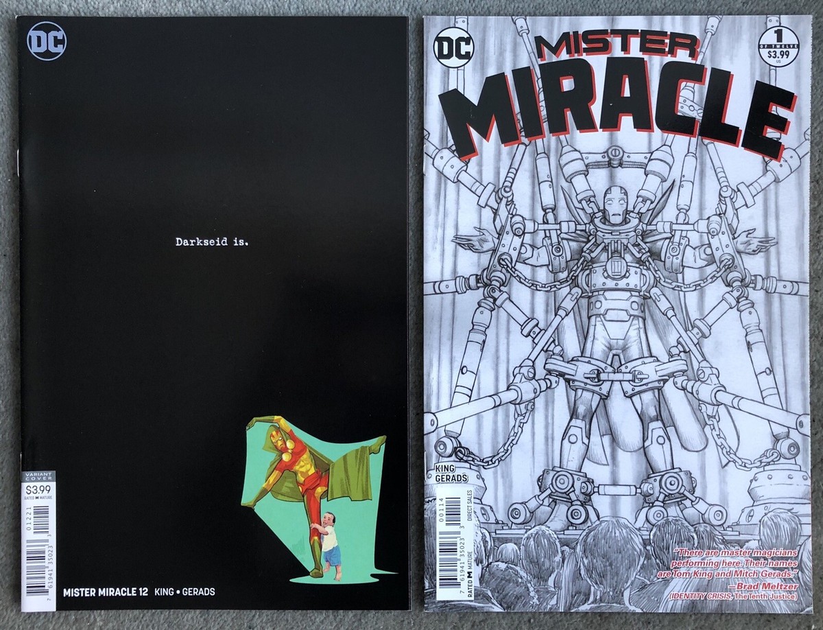 MISTER MIRACLE #1,2,3,4,5,6,7,8,9,10,11,12 VARIANT SET DC