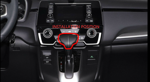 ABS Gear Shift Head Cover Trim Interior for 2017-2021 Honda CR-V CRV 1PCS - Picture 2 of 2
