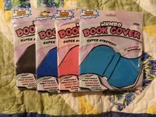 4 It's Academic Jumbo Reusable Solid Book Covers Super Stretchy Sealed Lot 57