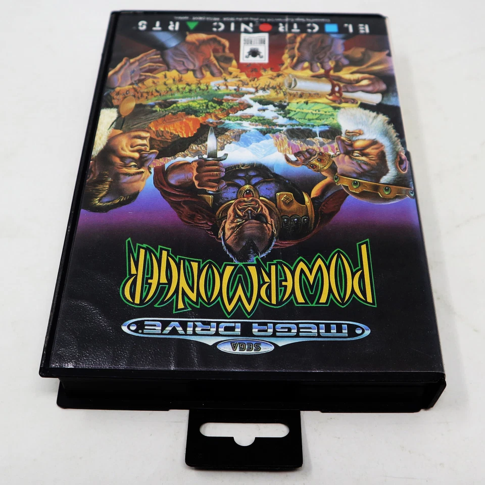 VINTAGE 1992 90s SEGA GENESIS MEGA DRIVE MEGADRIVE POWER MONGER CARTRIDGE GAME - Image 2 of 4