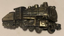 Vintage 1980 Train Engine Belt Buckle, Great American Buckle Co, Limited Edition