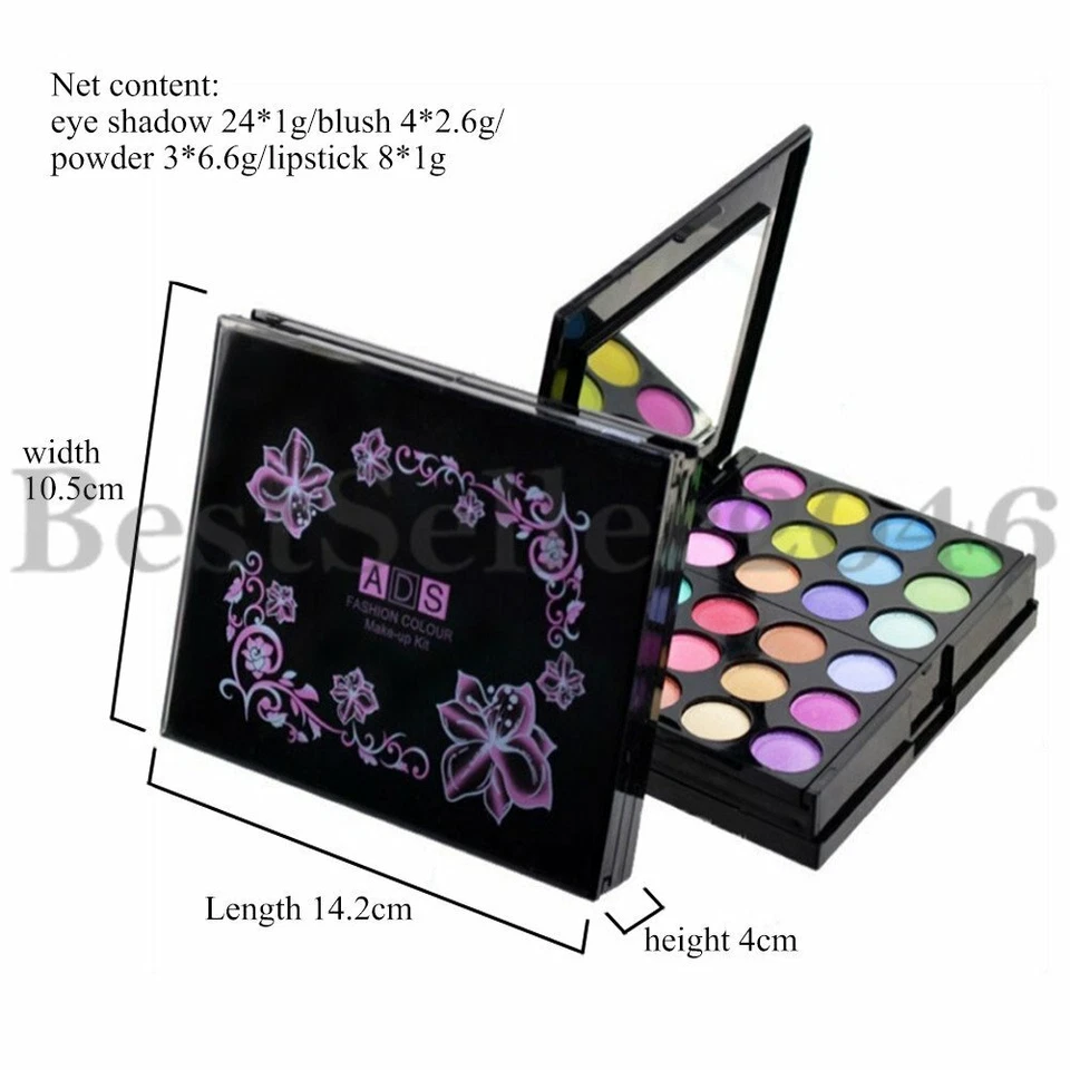 39 Colors All in one Makeup Kit Eyeshadow Palette Lip Gloss Blush Cosmetic Set - Image 2 of 4