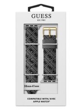 Gray Quattro G Leather 38-41 mm Band for Apple Watch