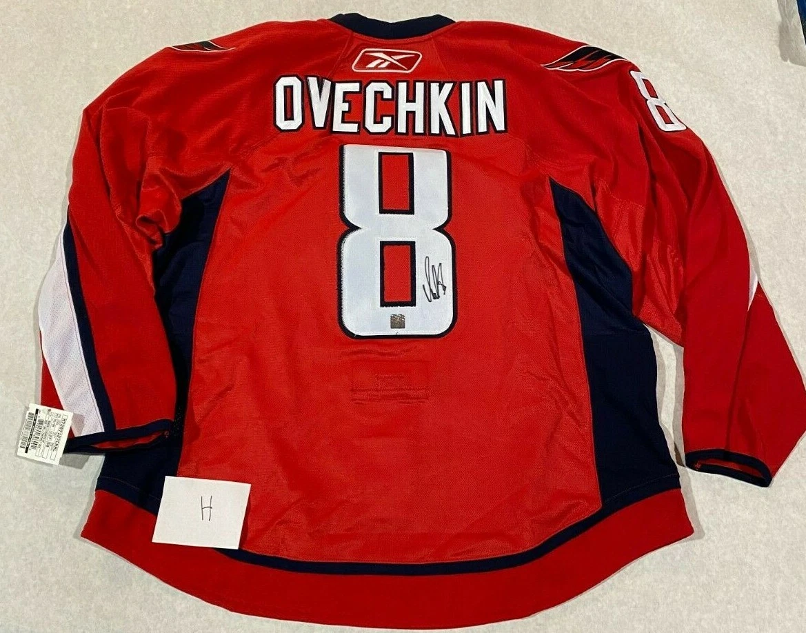 New Reebok Authentic Signed Alexander Ovechkin Washington Capitals