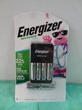Energizer Recharge Plus USB Charging Port with 4 AA and 4 AAA Batteries SEALED
