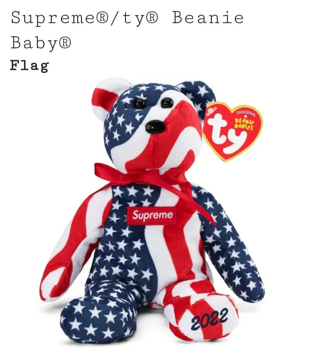 Bonnet bébé Supreme x TY   FW22   Neuf