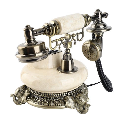 Vintage Telephone Classic European Retro Landline With Redial Dual FSK And D Hot