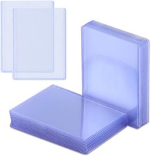 20 Pack 3"x4" Card Sleeves Hard Plastic Standard Top Loaders for Cards, Clear