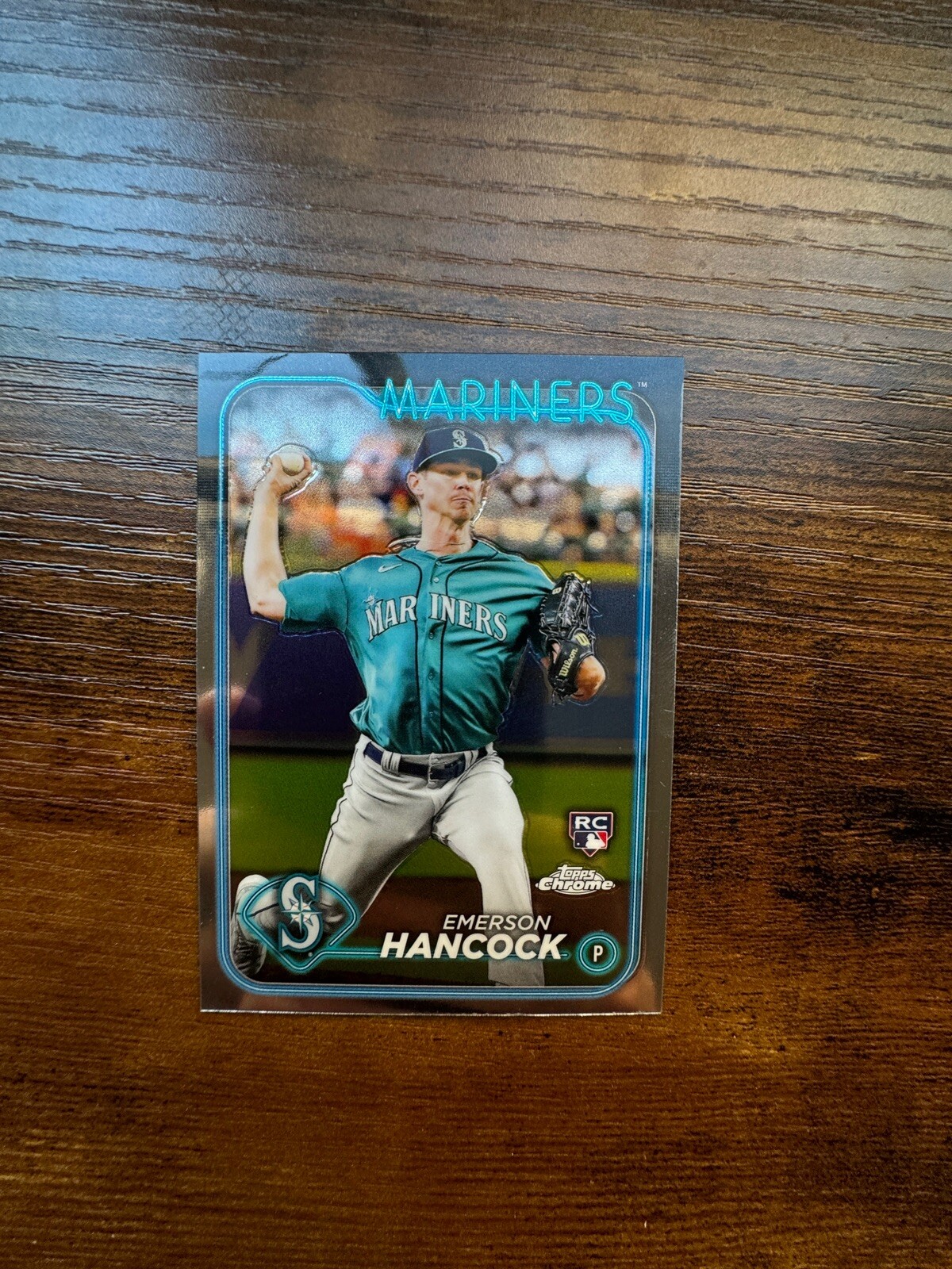 2024 Topps Chrome Emerson Hancock Rookie Auto SP RA-EH Mariners