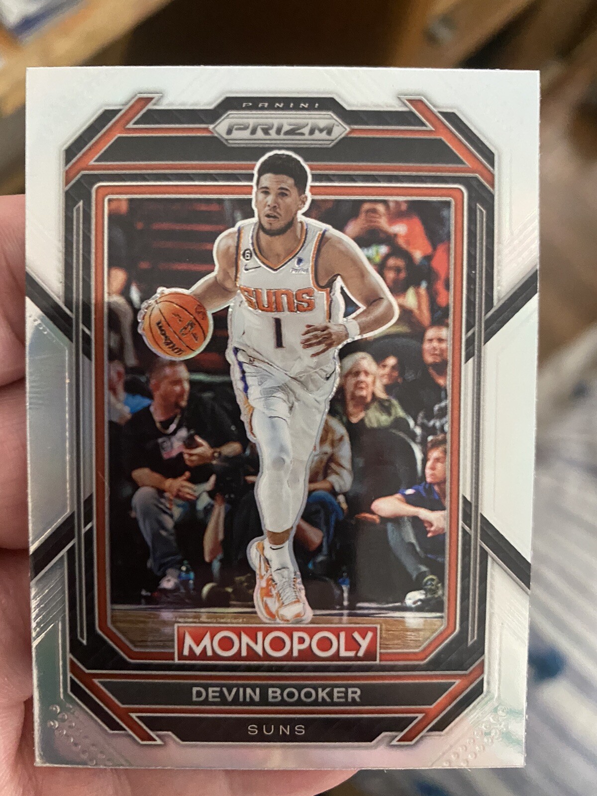 2022-23 Panini Prizm NBA Monopoly Game #71 Devin Booker Silver Prizm SSP Suns