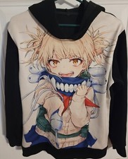 My Boku no Hero Academia Toga Himiko Unisex Long Sleeve Pullover Hoodie,Size S