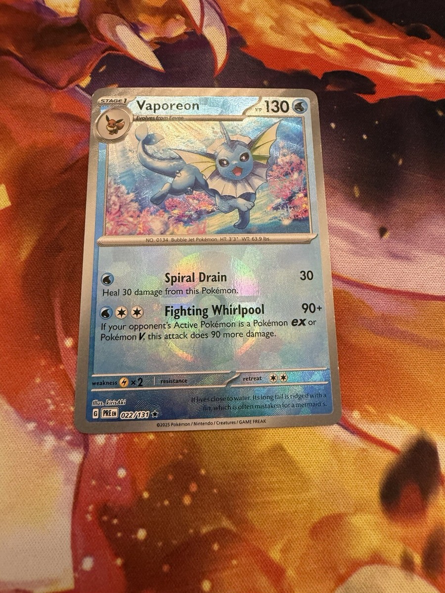 Vaporeon (Poke Ball Pattern) 022/131 Sv: Prismatic