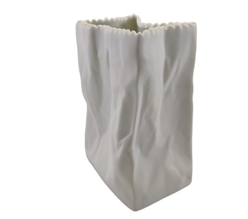 Rosenthal RARO Non Lettare Collezione Piccolo Sacchetto di Carta Forma Vaso Bud - Foto 7 di 12