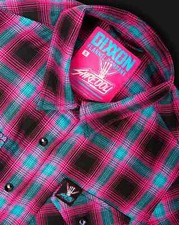 NIP Women's Dixxon Flannel "SHREDDY" Flannel Shirt SIZE MEDIUM FAST SHIP 