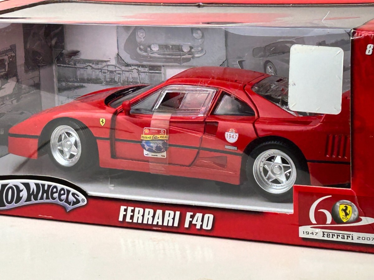 ミニカー Hot Wheels 1/18 Ferrari F40 Rare Genuine Hot Wheels Original 1/18 Ferrari F40 2002