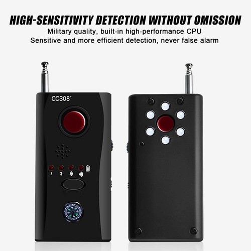 CC308 Anti-Spy Detector With RF Signal For Hidden Camera Laser Lens Finder - Picture 16 of 18