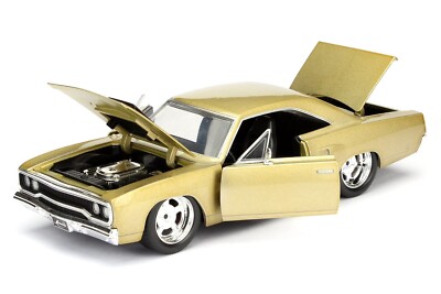 JADA BIGTIME BTM 1970 PLYMOUTH ROAD RUNNER CHAMPAGNE 1:24