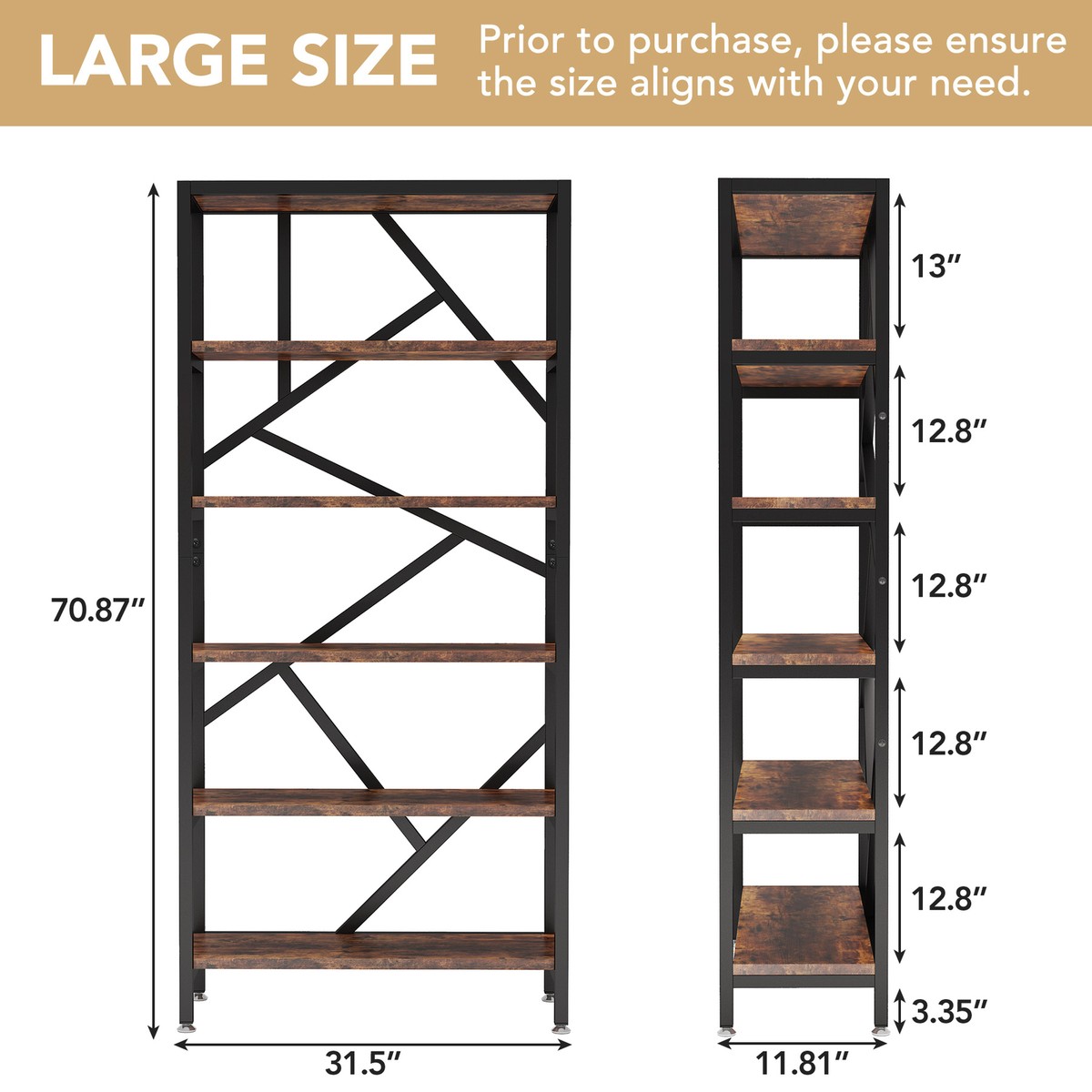 G.SHELF 1200(ウォールナット) Lozier Black Gondola Wall Unit With 8 Shelves | DGS Retail