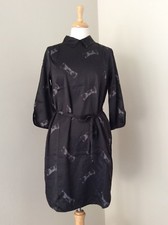 GREAT PLAINS BLACK Silky,  Tie SHIRT DRESS, Brand NEW.  Size Small,   BNWOT
