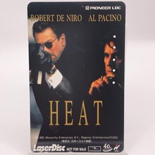 HEAT Robert De Niro & Al Pacino Vintage Telephone Card NTT Used Japan Limited