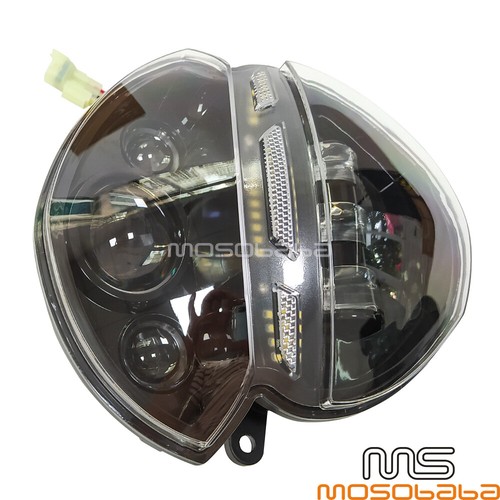 LED Headlight Headlamp For Ducati Monster 695 696 795 796 1100 1100S/EVO 696 ABS - Foto 8 di 11