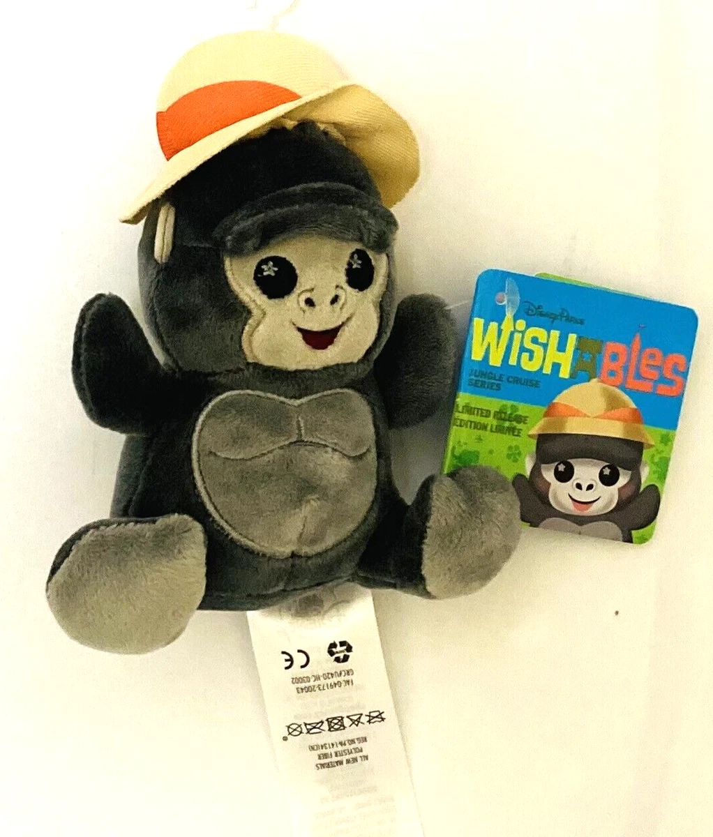 Disney Parks Jungle Cruise Gorilla Wishables Limited Micro Plush