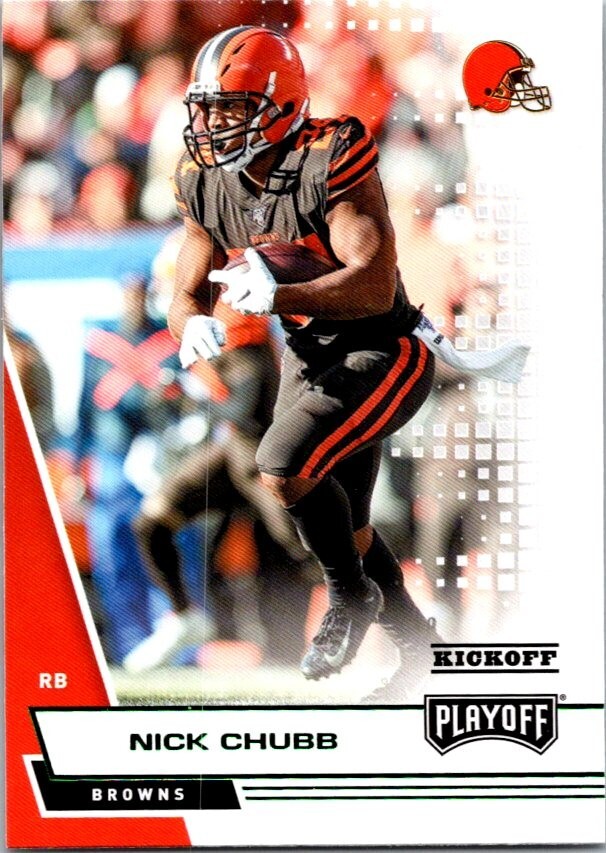 2020 Panini Playoff #41 Nick Chubb Kickoff Browns