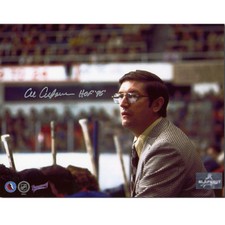 Al Arbour New York Islanders Signed 8x10 Vintage Photo
