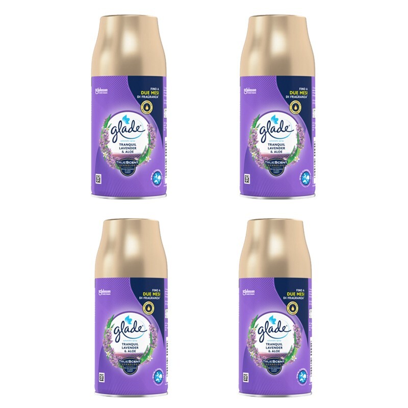 4pz Diffusore GLADE Automatic Spray Tranquil Lavender & Aloe ambiente 269ml