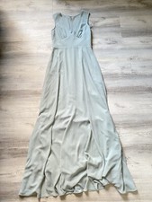 BHLDN By Anthropologie Green Floor Length Bridesmaid Dress Women’s Size Small