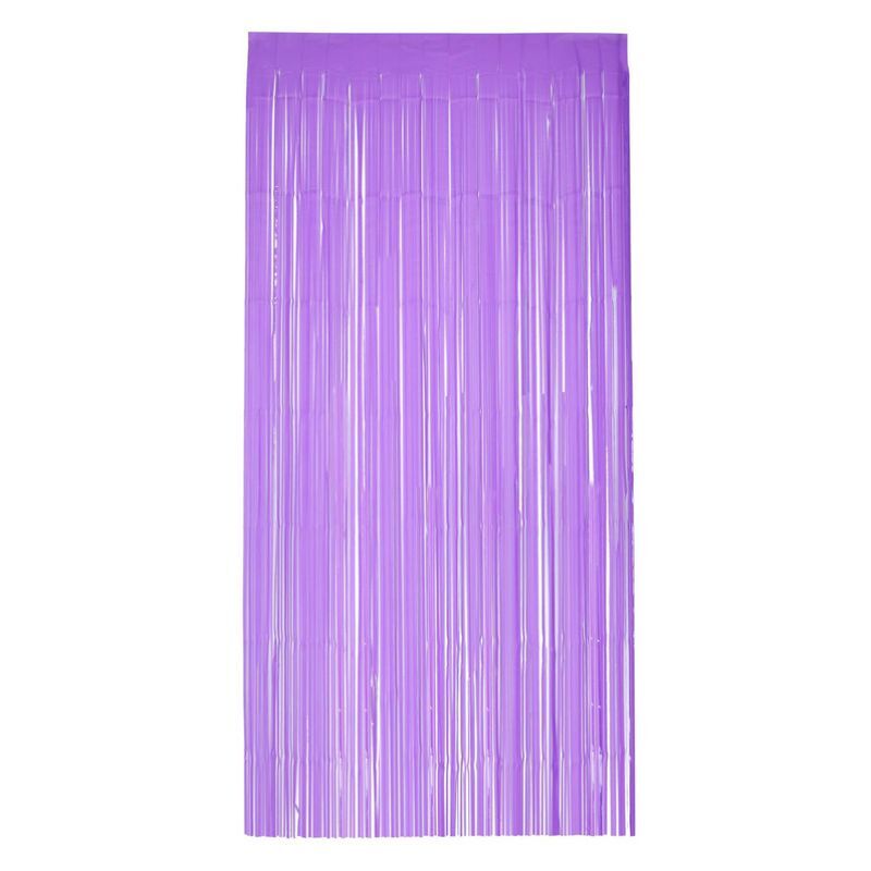 Matt Fringe Curtain Backdrop Purple Adult Matt Fringe Curtain Backdrop Purple Adult