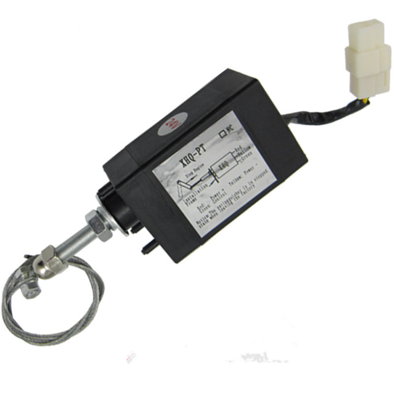 Solenoïde Klep Generator Solenoïdeklep 24V | Stopmagneet Voor Generator Set | Stevige Metalen Constructie Parking Solenoid Valve Solenoïde Klep Generator Solenoïdeklep 24V | Stopmagneet Voor Generator Set | Stevige Metalen Constructie Parking Solenoid Valve