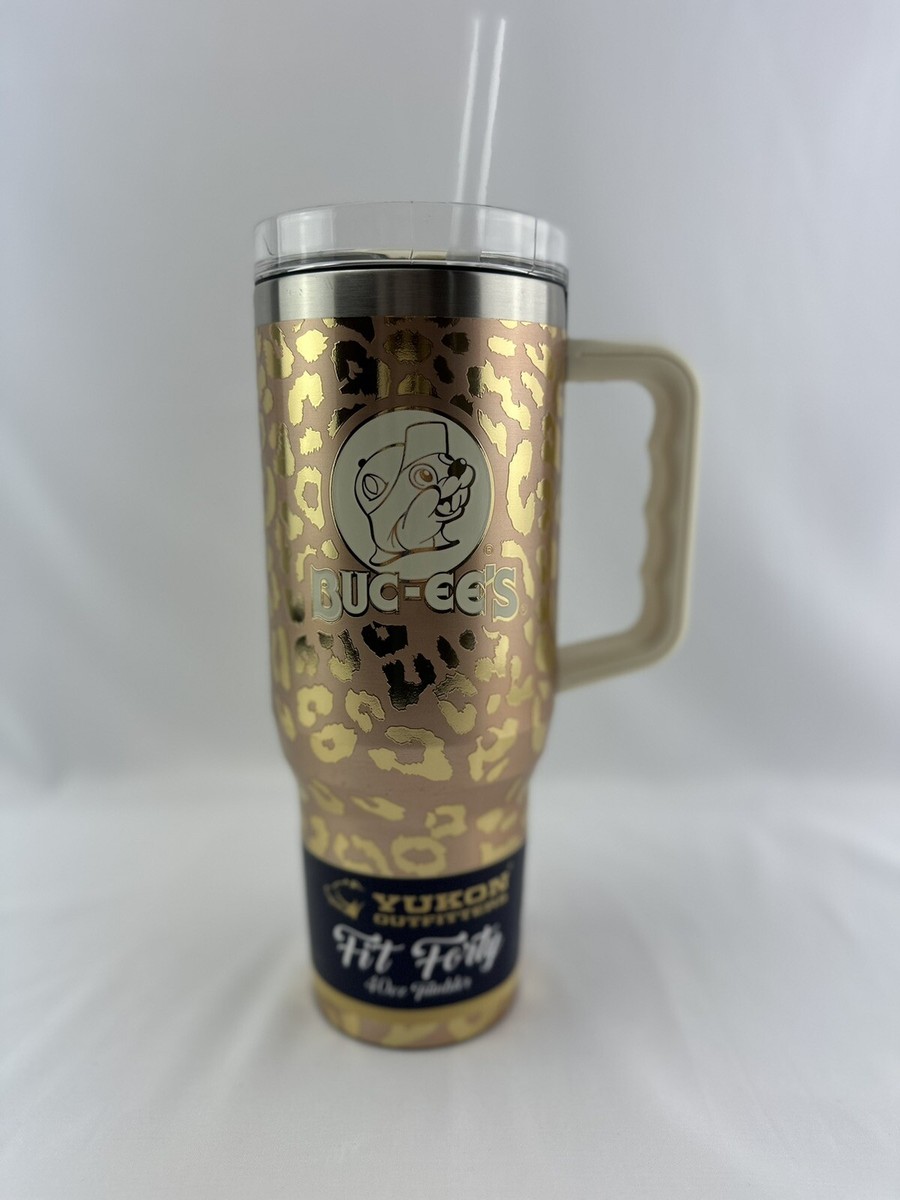 【新品】バッキーズ bucees タンブラー yukon 40oz Yukon Outfitters Buc-ee's Bucees Leopard 40 oz Tumbler With