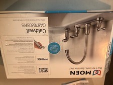 Moen Caldwell Spot Resist Stainless 2-Handle Deck-Mount High-Arc Kitchen Faucet