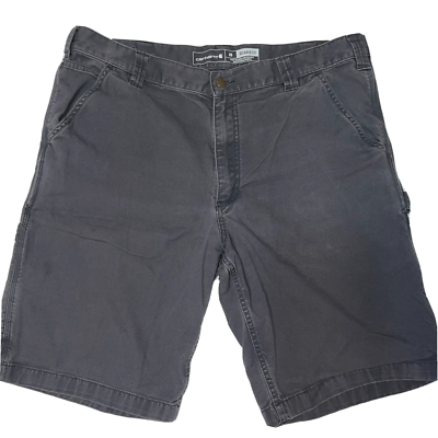 Carhartt Mens 38 Rugged Flex Relaxed Fit Canvas Utility Work Short