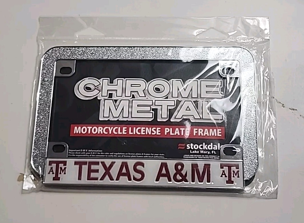 NCAA Texas A&M Aggies Chrome License Plate Frame for Cars  