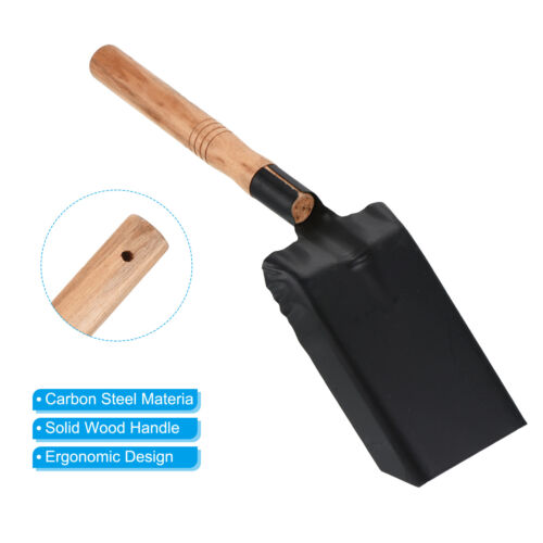 Pala a punta quadrata 14" testa piatta manico nero giallo - Foto 3 di 4