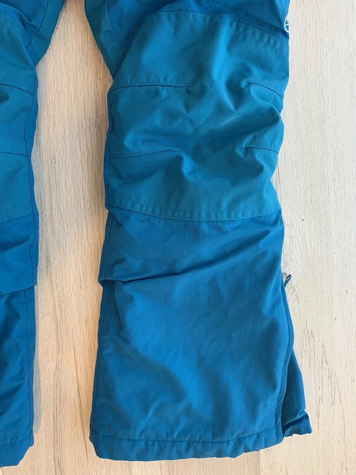 PANTALONES DE NIEVE LANDS END Niños Talla 8 Esquí Azul Squall Crecer Una Nieve Larga Niños Aqua Acolchado Foto 4 de 4
