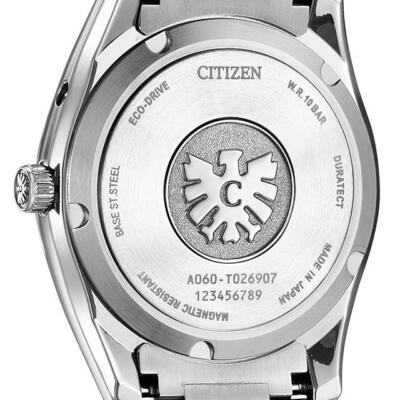 The CITIZEN AQ4080-52E Black Silver Men's Watch Alalog High