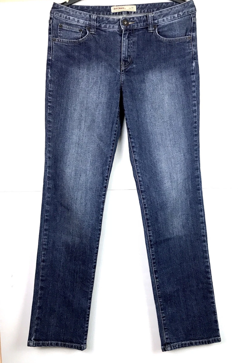 JUST JEANS Denim Jeans Pant For Women Cotton Size 14 Colour Bule Like NEW
