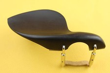 1 pc New Ebony 4/4 Violin Chin rest  Silver Screw, violin part accessories