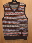 J. Crew Men's 100% Lambswool Brown Pullover Sweater Vest SIZE M