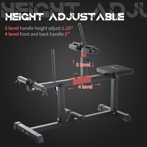 Adjustable Seated Calf Raise Machine, Leg Machines Home Gym, for Calf, Waist - Image 3 of 4