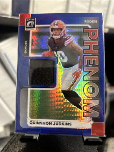 2025 Donruss Optic Quinshon Judkins Blue Hyper (RAW)