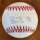 Barry Bonds Signed Autographed National League Baseball Ball JSA COA Toning