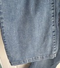 American Eagle Women's Blue Denim Bootcut Jeans Stretch 5-Pocket Logo Button — photo 3