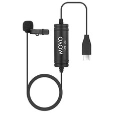 Movo Photo LV1-UC Clip-On Digital Lavalier Omnidirectional Microphone with USB T