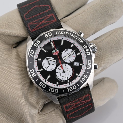 NEW TAG Heuer F1 Aquaracer link Nato blue red canvas watch strap CAZ 21mm FC8228 - Picture 12 of 17